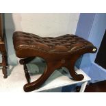 A Chesterfield stool