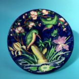 A Maling 'Kingfisher' plate, 28.5cm diameter