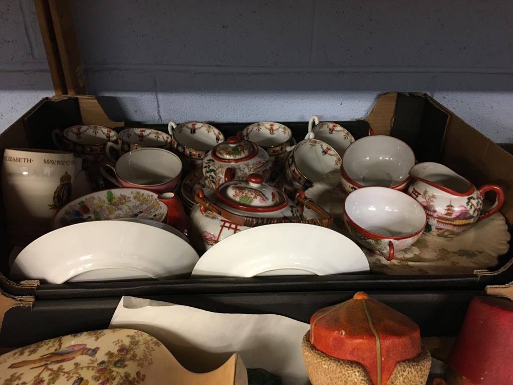 Three trays of assorted china - Image 3 of 4
