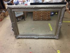 A gilt framed mirror