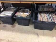 Four boxes of LPs