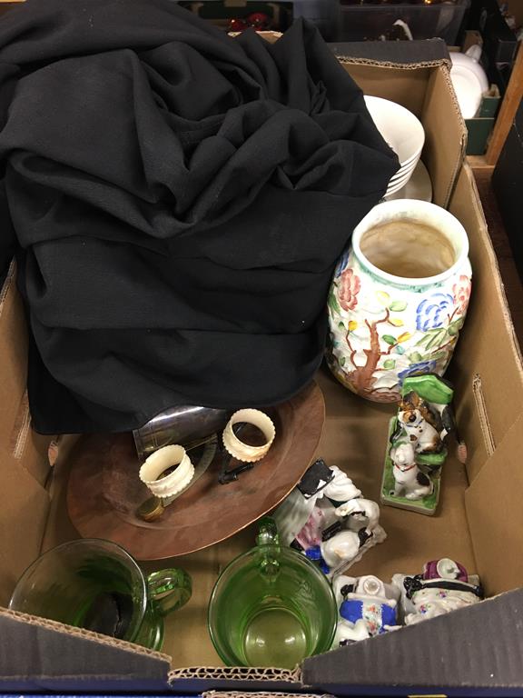 Two trays of assorted, to include Royal Doulton Toby jug, a gown etc. - Image 2 of 3