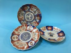 Three Imari dishes