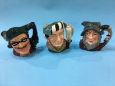 Three Royal Doulton Character jugs