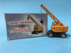 A boxed Dinky 971 Coles mobile crane