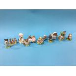 Twelve Beswick Beatrix Potter figures