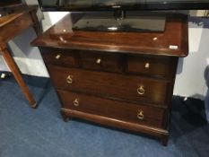 A Stag chest of drawers