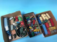 A large collection of Die Cast toys, to include Dinky and Lesney etc.