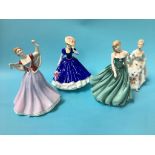 Four Royal Doulton ladies