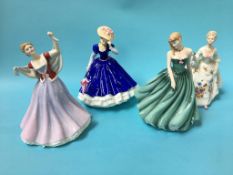 Four Royal Doulton ladies