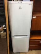 An Indesit fridge freezer