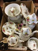 A collection of Royal Albert Old Country Roses, in one box