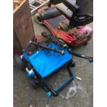 An electric lawn scarifier