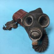 A gas mask