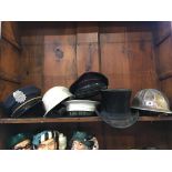 A selection of hats