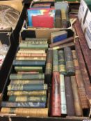 Two boxes of Edwardian /Victorian books