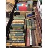 Two boxes of Edwardian /Victorian books