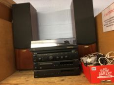 Alpha and Dual separates stereo system with Mordaunt Short speakers