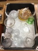 One box of Coronation glassware