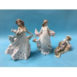 Three Lladro figures