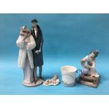 Four various pieces of Lladro