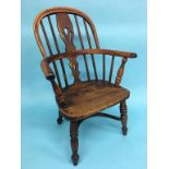 A child's Windsor chair