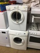 A John Lewis washing machine and a White Knight dryer