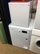 A mini freezer and Indesit dryer