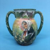 A Royal Doulton 'A Tribute to the Memory of William Wordsworth' two handled cup, 'William Wordsworth