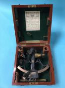 A boxed Husan sextant