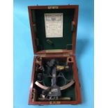 A boxed Husan sextant