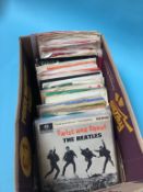 Box of Beatles and other singles