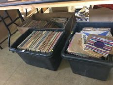 Three boxes of LPs, including Dean Martin, Cole Porter etc.