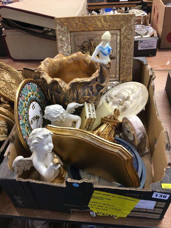 A box of cherubs etc.