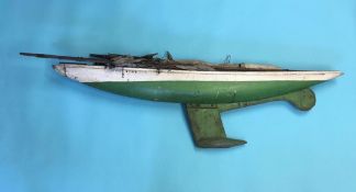 A large pond yacht 'Tyne South Shields', 152cm long