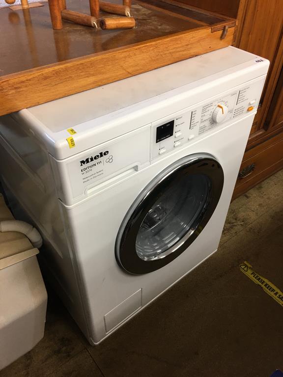 A Miele washing machine, edition III W 3370
