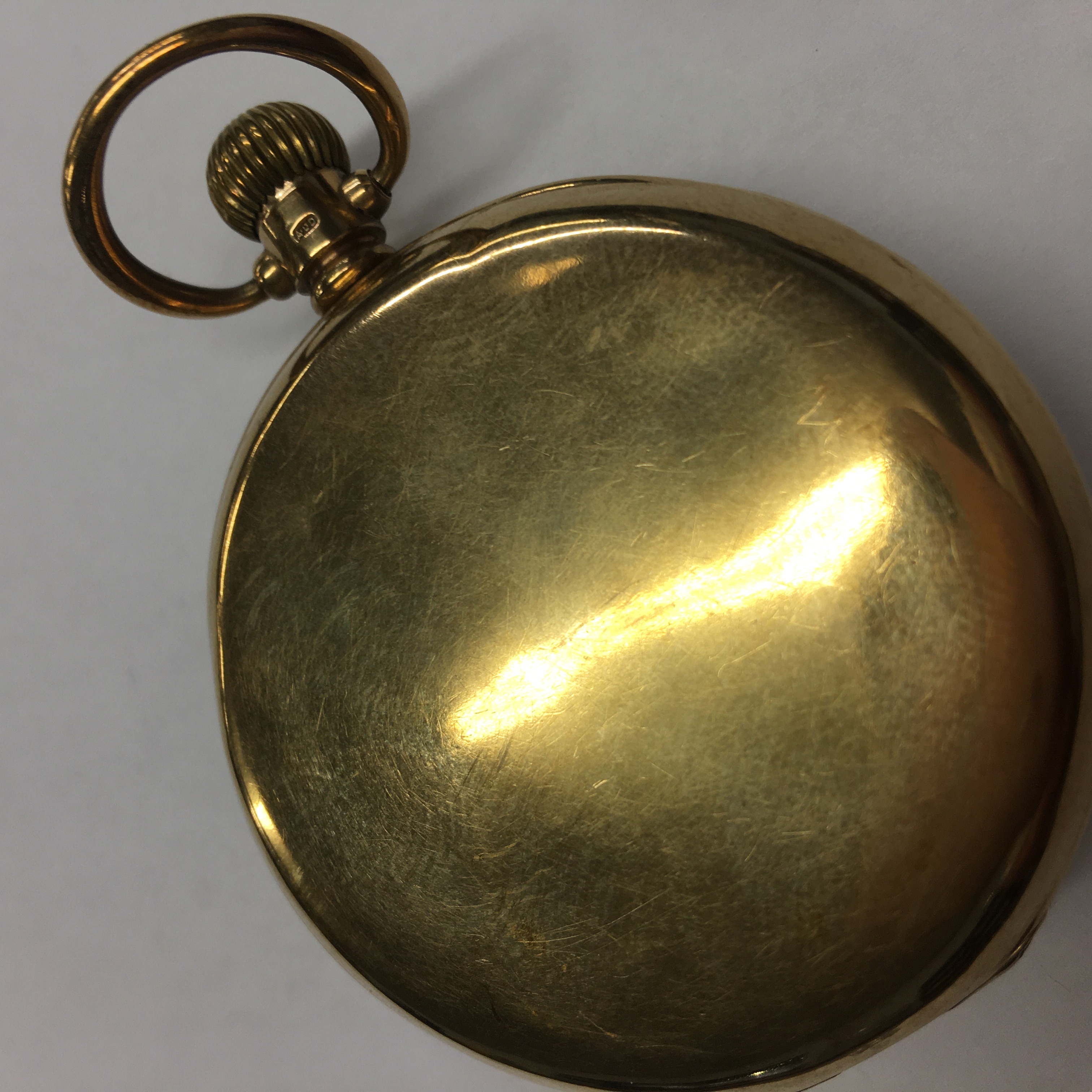 A 9ct gold Waltham pocket watch - Image 7 of 9
