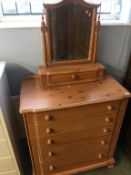 A Younger chest of drawers and mirror