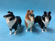 Three Beswick Dogs