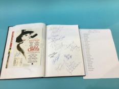 A quantity of autographs from the Theatre Royal Newcastle, 2004 - 2009