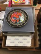One box of assorted Heinrich collectable plates