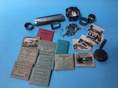 Box of assorted including silver napkin rings etc.