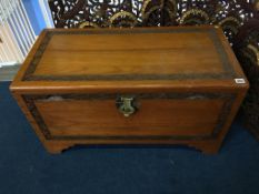 Oriental camphorwood chest