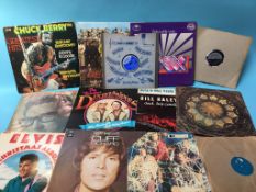 Various LPs, including Buddy Holly, T-Rex etc.