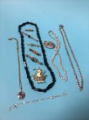 Assorted costume jewellery