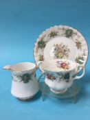 A Royal Albert 'Berkeley' tea set and a Royal Stafford 'True Love' tea set