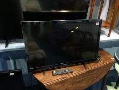 Sony 34" television, with remote