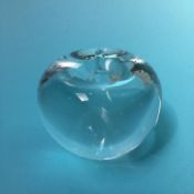 A Tiffany and Co. glass apple