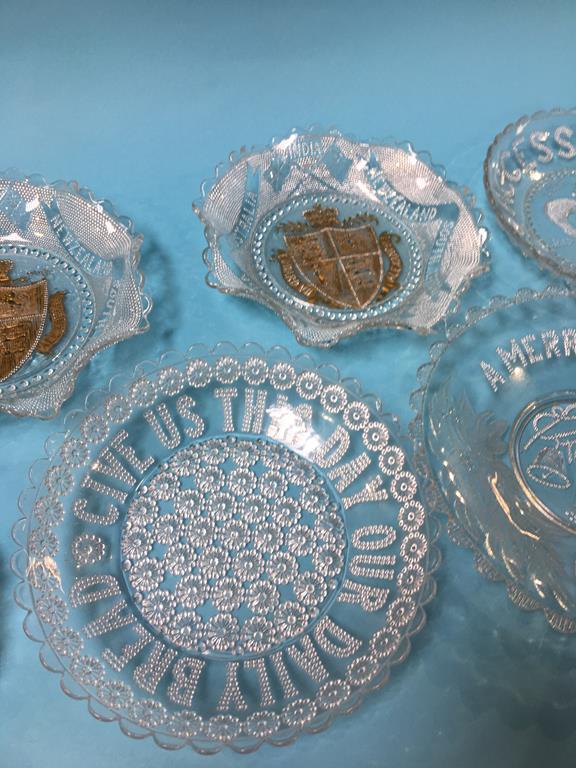Collection of Commemorative glass plates - Image 3 of 4