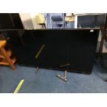 Sony 62" television, with remote